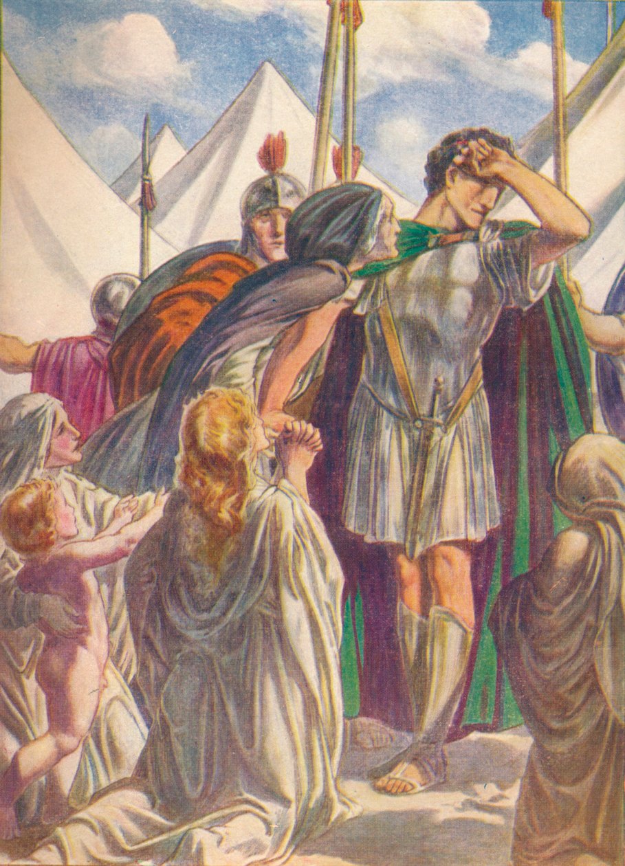 O min mor, du har reddet Rom, men du har mistet din søn, c1912 1912 af Ernest Dudley Heath