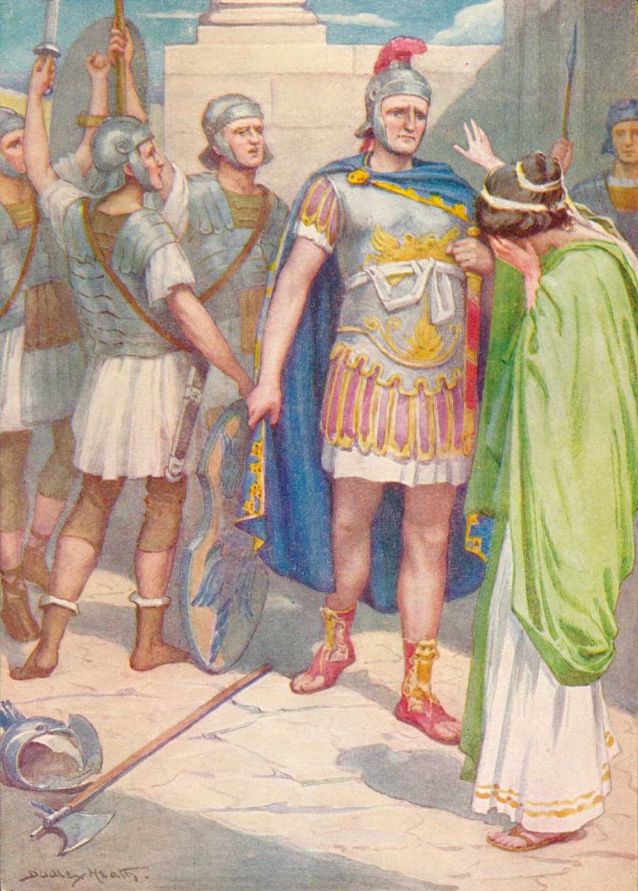 Sorgen over søsteren til Horatius, c1912 1912 af Ernest Dudley Heath