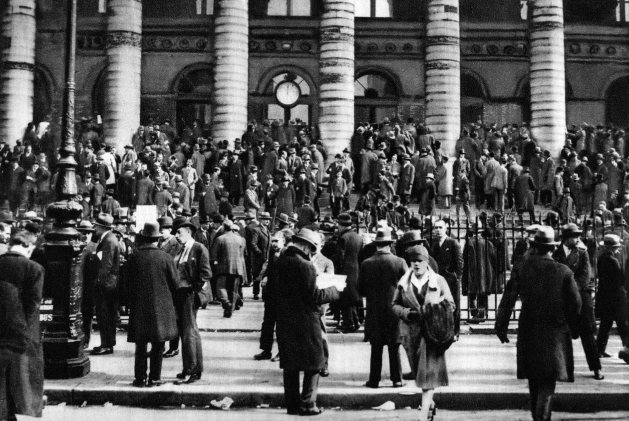 Forhandling uden for børsen, Paris, 1931. af Ernest Flammarion
