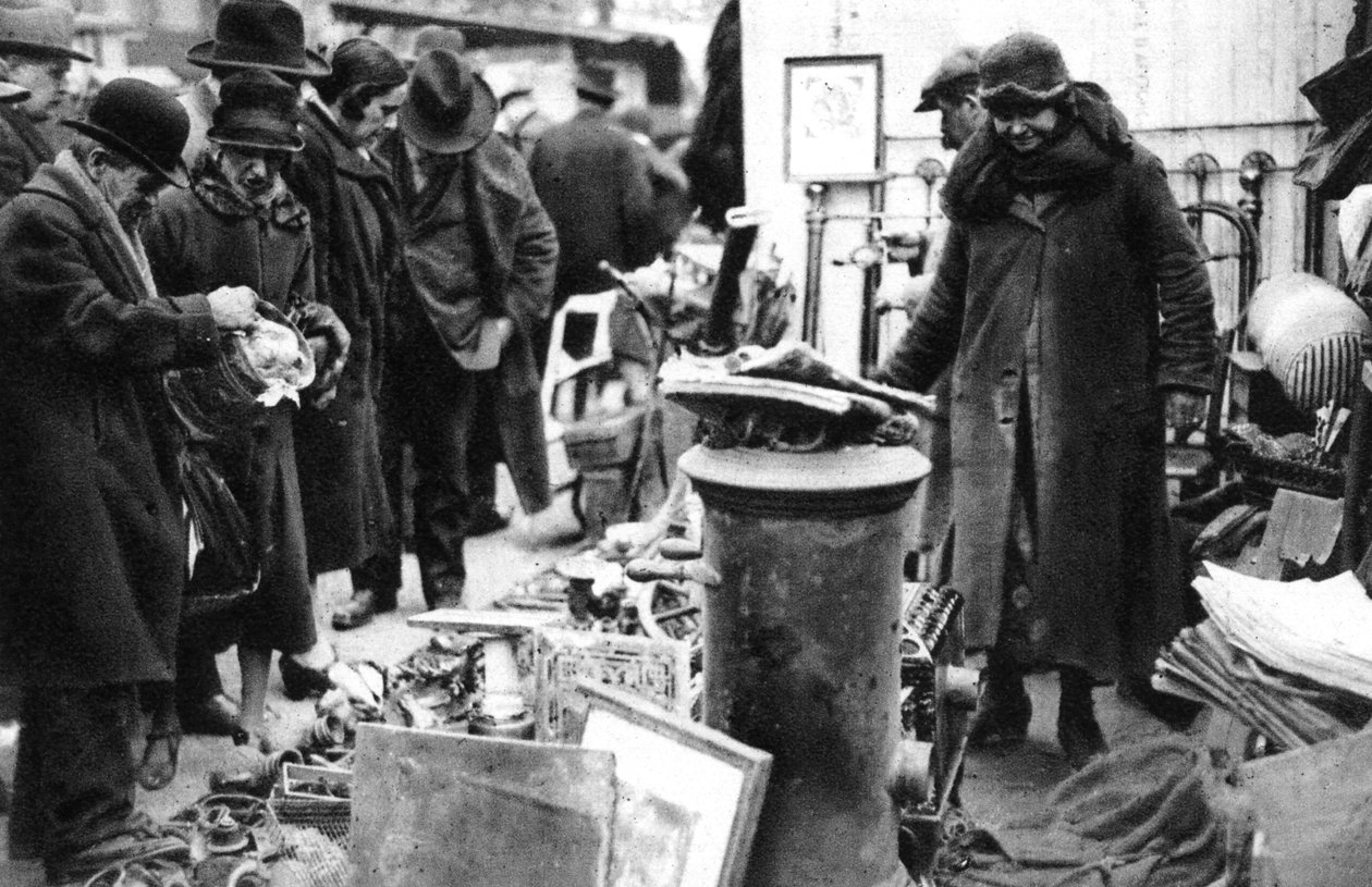 Old Iron Fair på Boulevard Richard Lenoir, Paris, 1931. af Ernest Flammarion