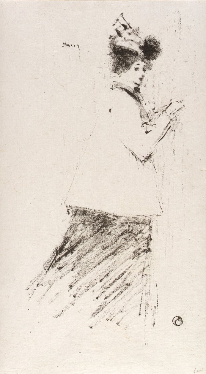 (Ung kvinde) af Ernest Haskell