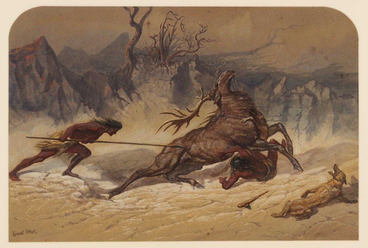 Jagt, 1871 af Ernest Henry Griset