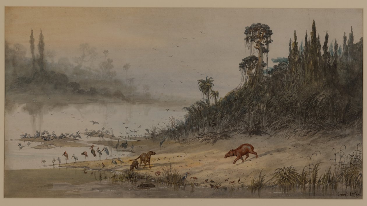 Landskab, 1871 af Ernest Henry Griset