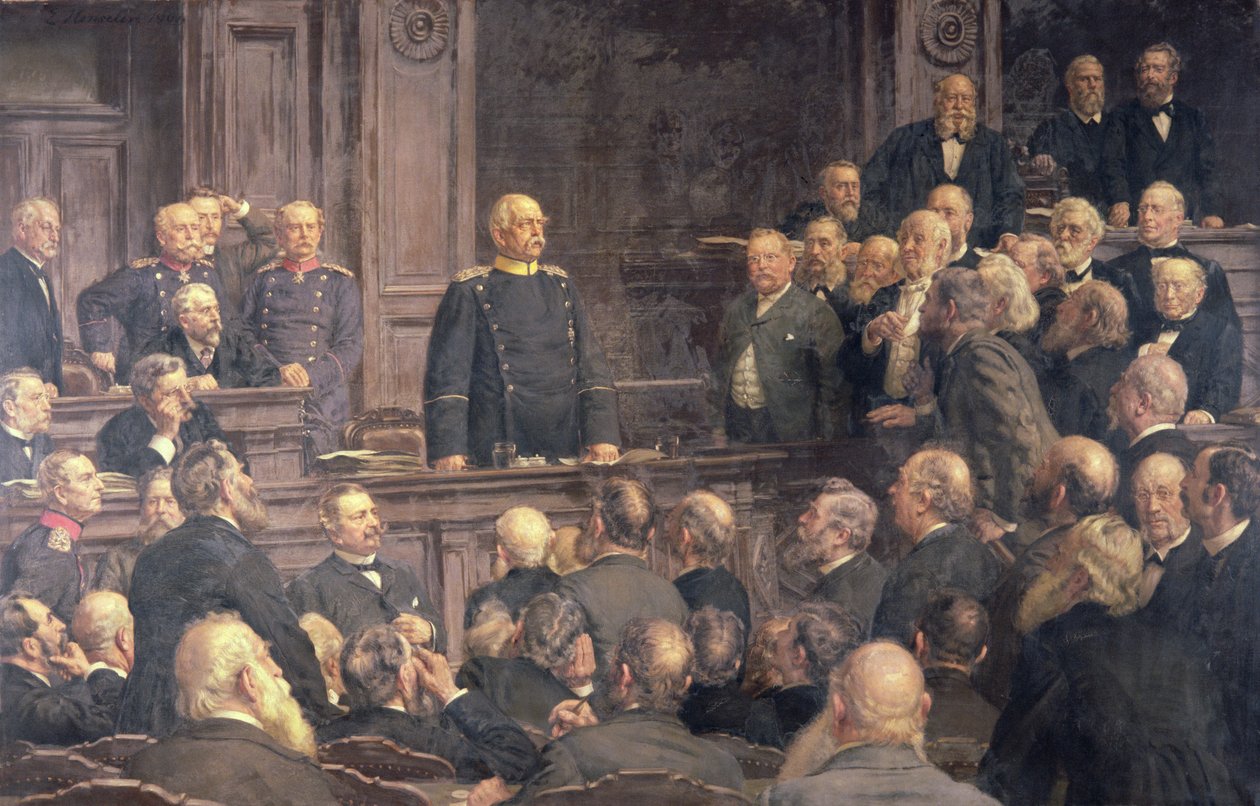 Den tyske rigsdagskonference den 6. februar 1888, 1896 af Ernest Henseler