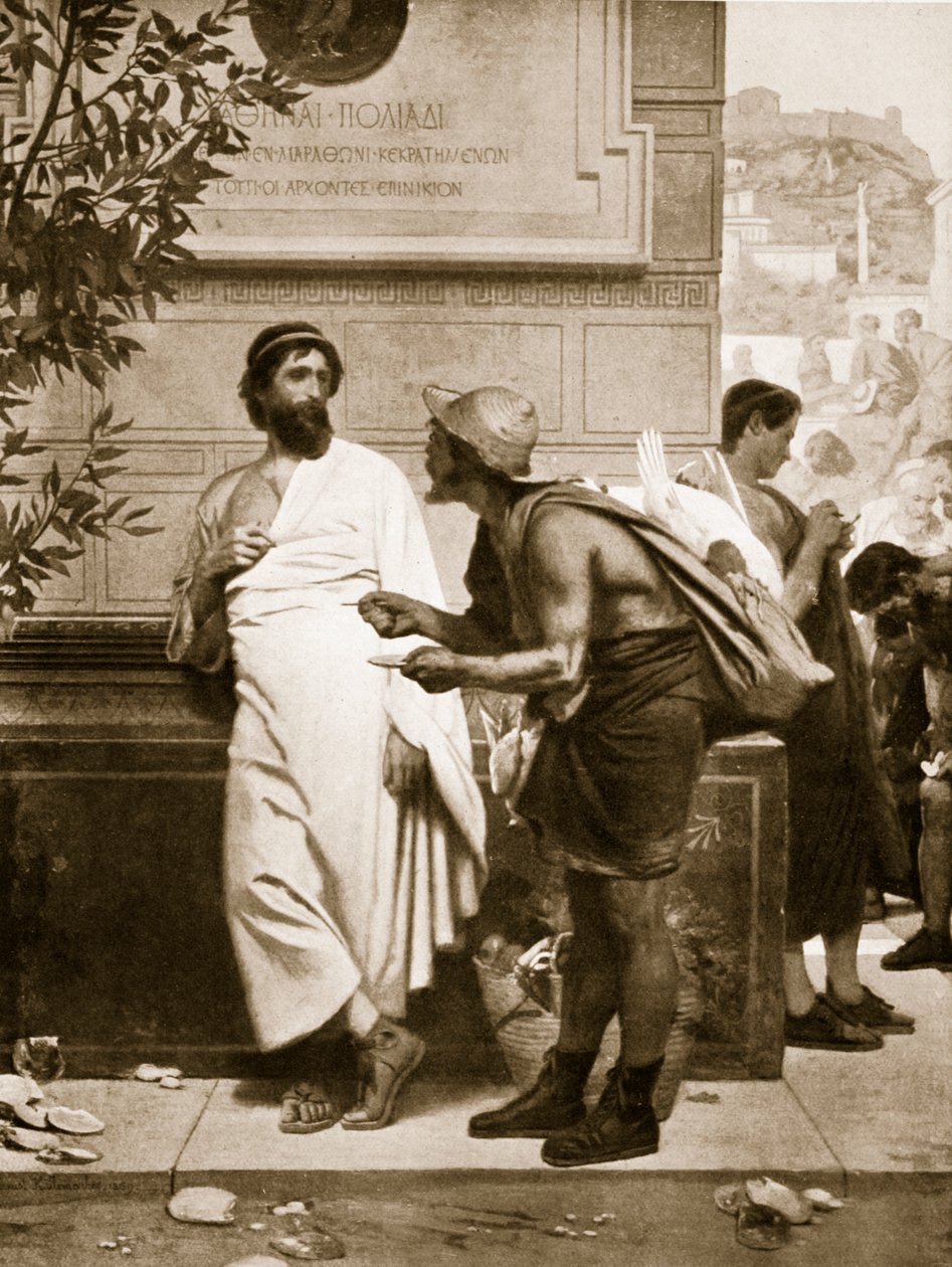 Aristides og bonden, illustration fra 