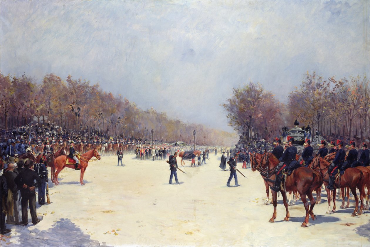 Mac-Mahons begravelse, 22. oktober 1893 af Ernest Jean Delahaye
