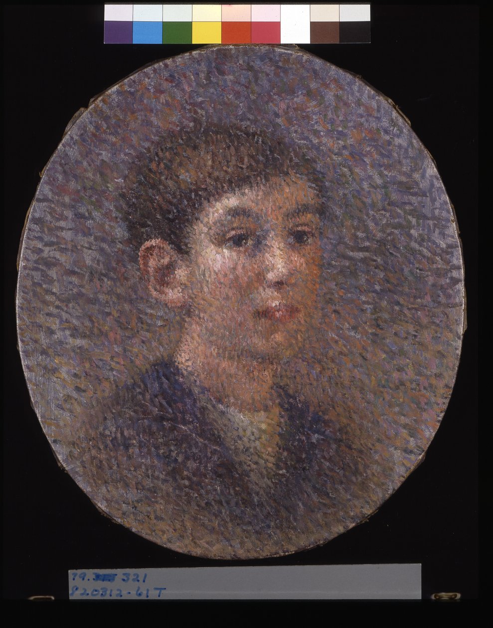 Portræt af en dreng, ukendt dato (olie på lærred) af Ernest L. Bonnotte
