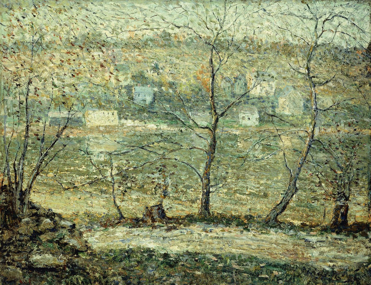 Langs floden af Ernest Lawson