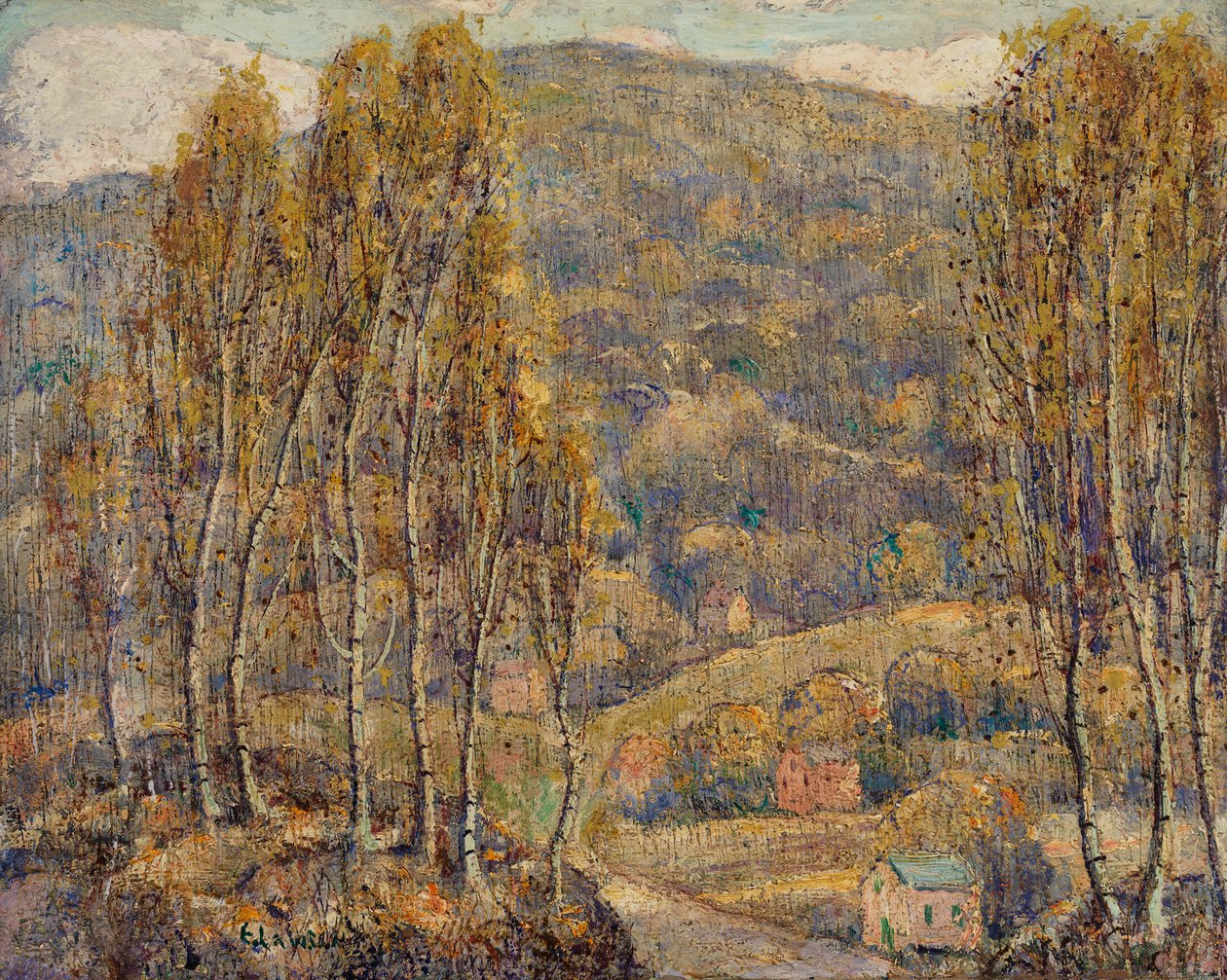 Bøge, n.d. af Ernest Lawson