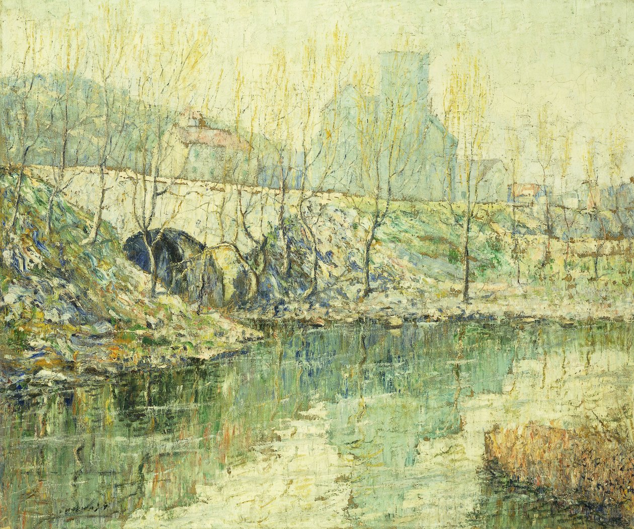Tidligt forår af Ernest Lawson