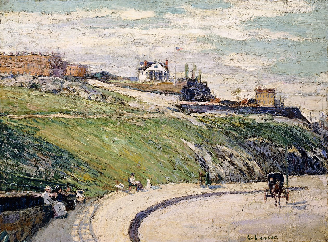 George Washingtons hovedkvarter - Morris-Jumel Mansion af Ernest Lawson