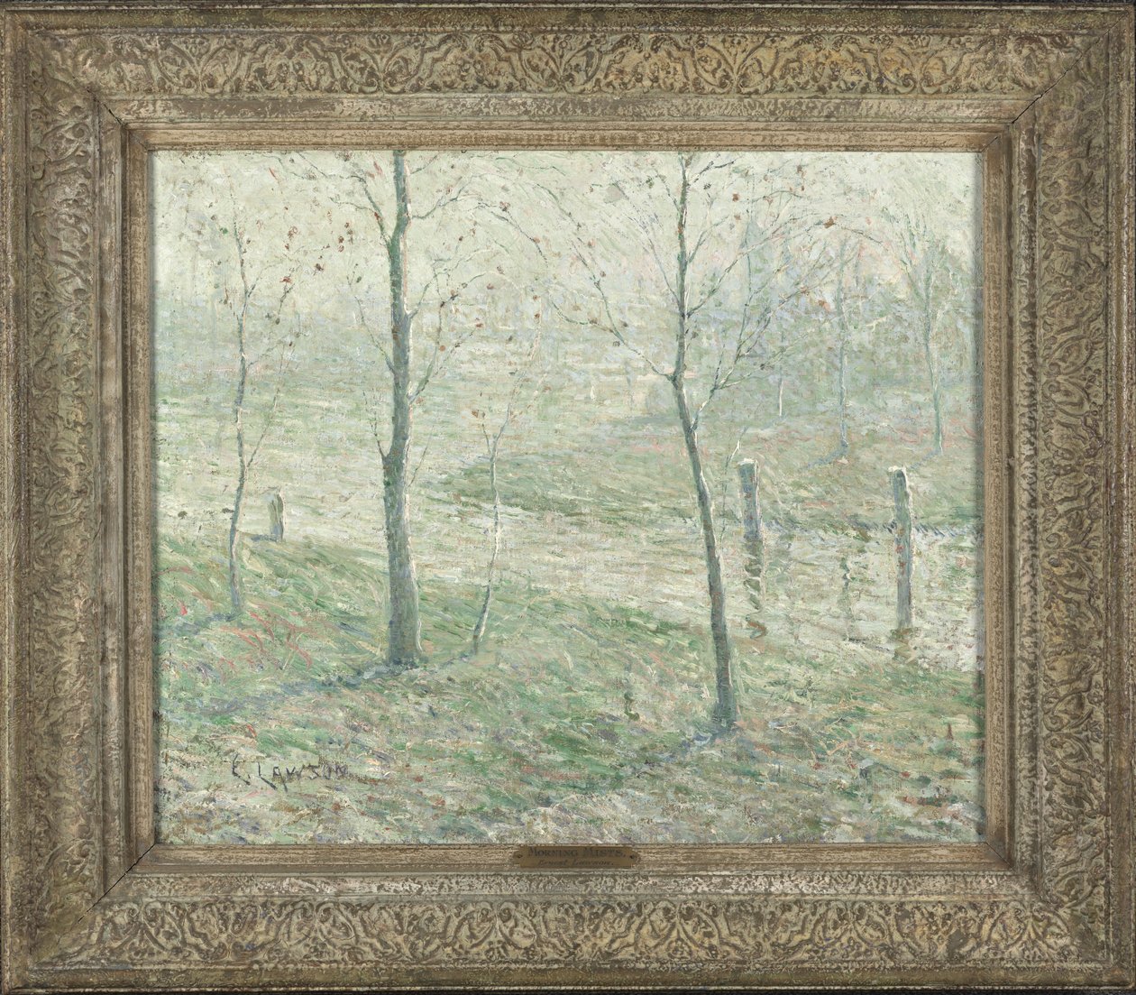 Morgen-tåge af Ernest Lawson