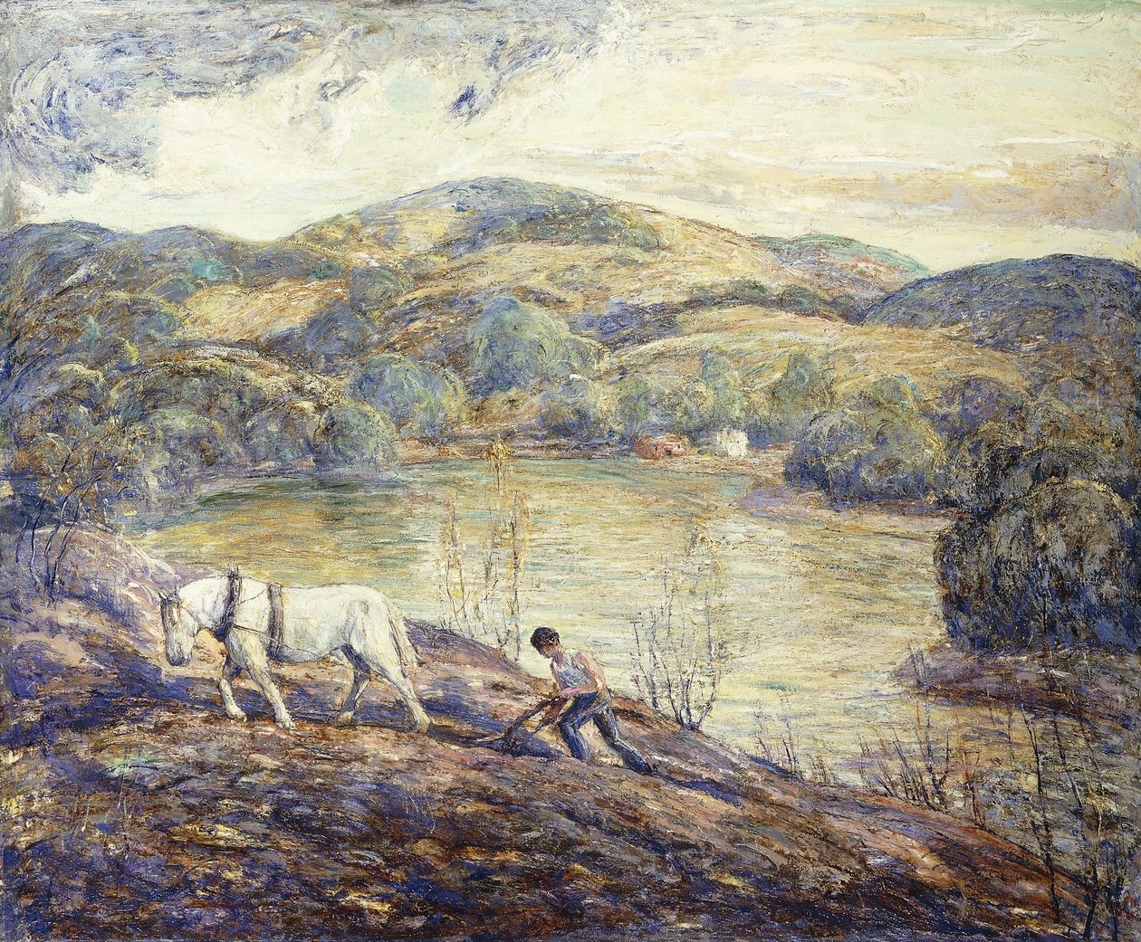 Pløjning af Ernest Lawson