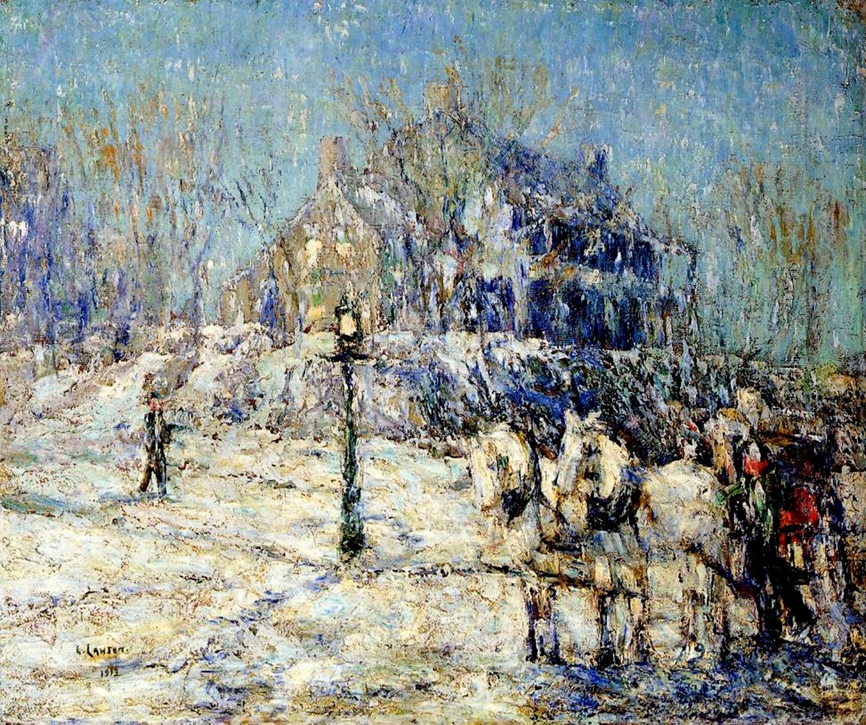 Dyckmanhuset, 1913 af Ernest Lawson