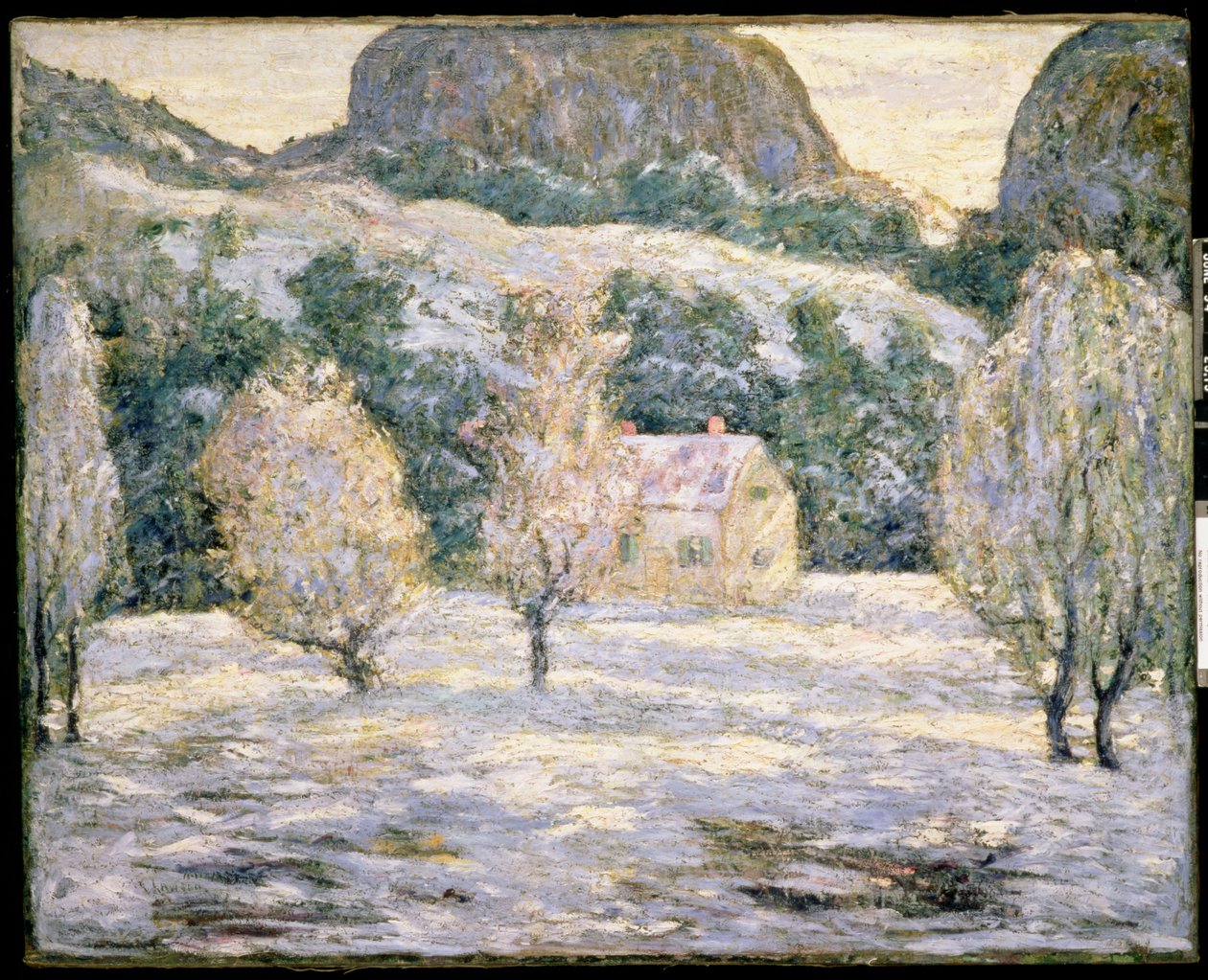 Vinter, ca. 1919 af Ernest Lawson