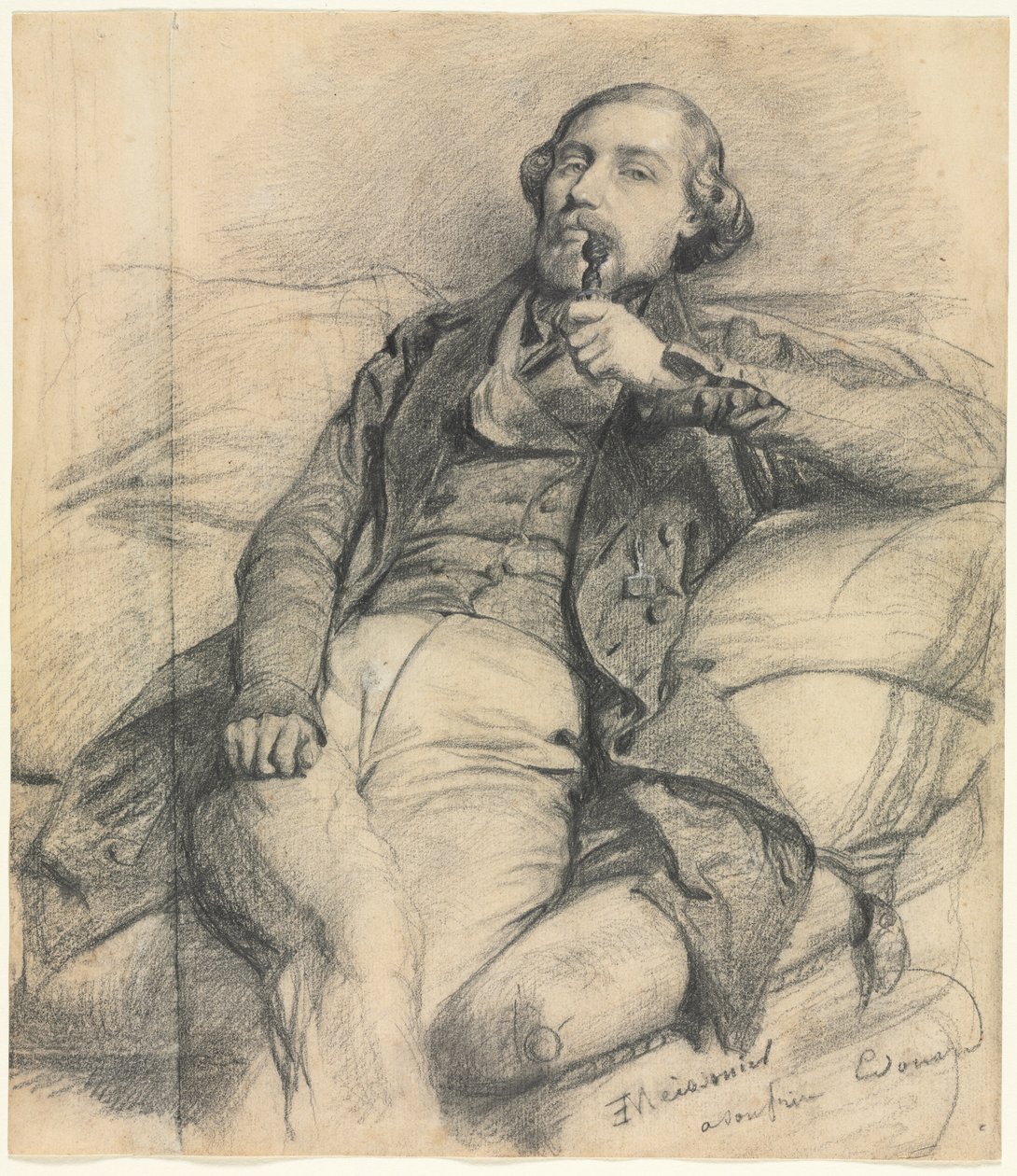 Mand ryger af Ernest Meissonier