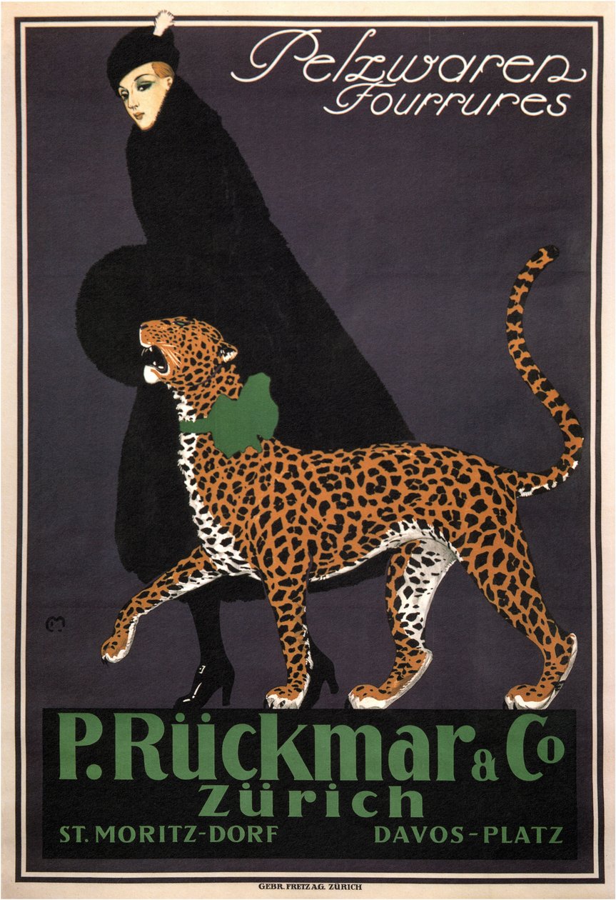 Pelsvarer P. Rückmar & Co, ca. 1910 af Ernest Montaut