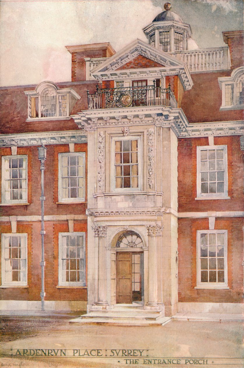 Ardenrun Place, Surrey, c1910 af Ernest Newton