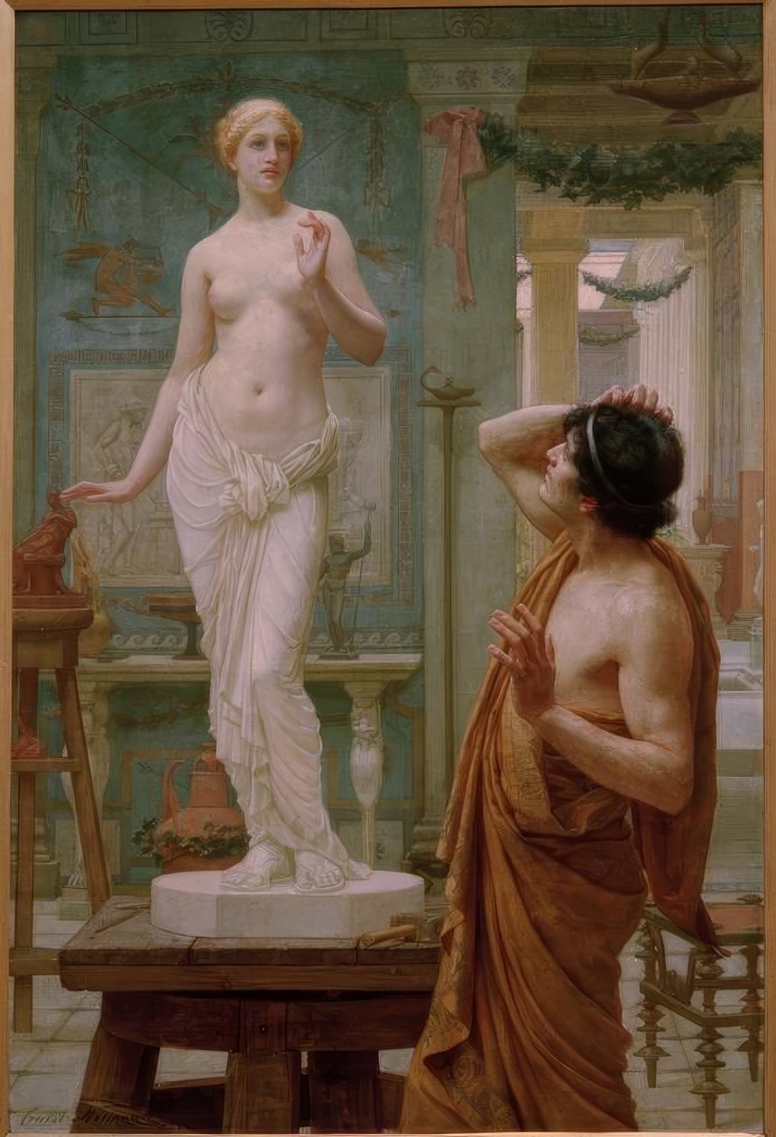 Pygmalion og Galatea af Ernest Normand