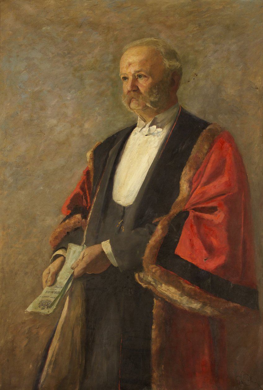 Rådmand C.P. Billing, ca. 1922 (olie på lærred) af Ernest Pile Bucknall