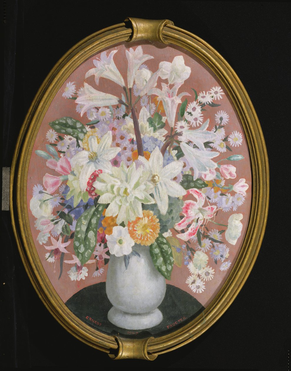Blomster i en vase, 1927 af Ernest Procter