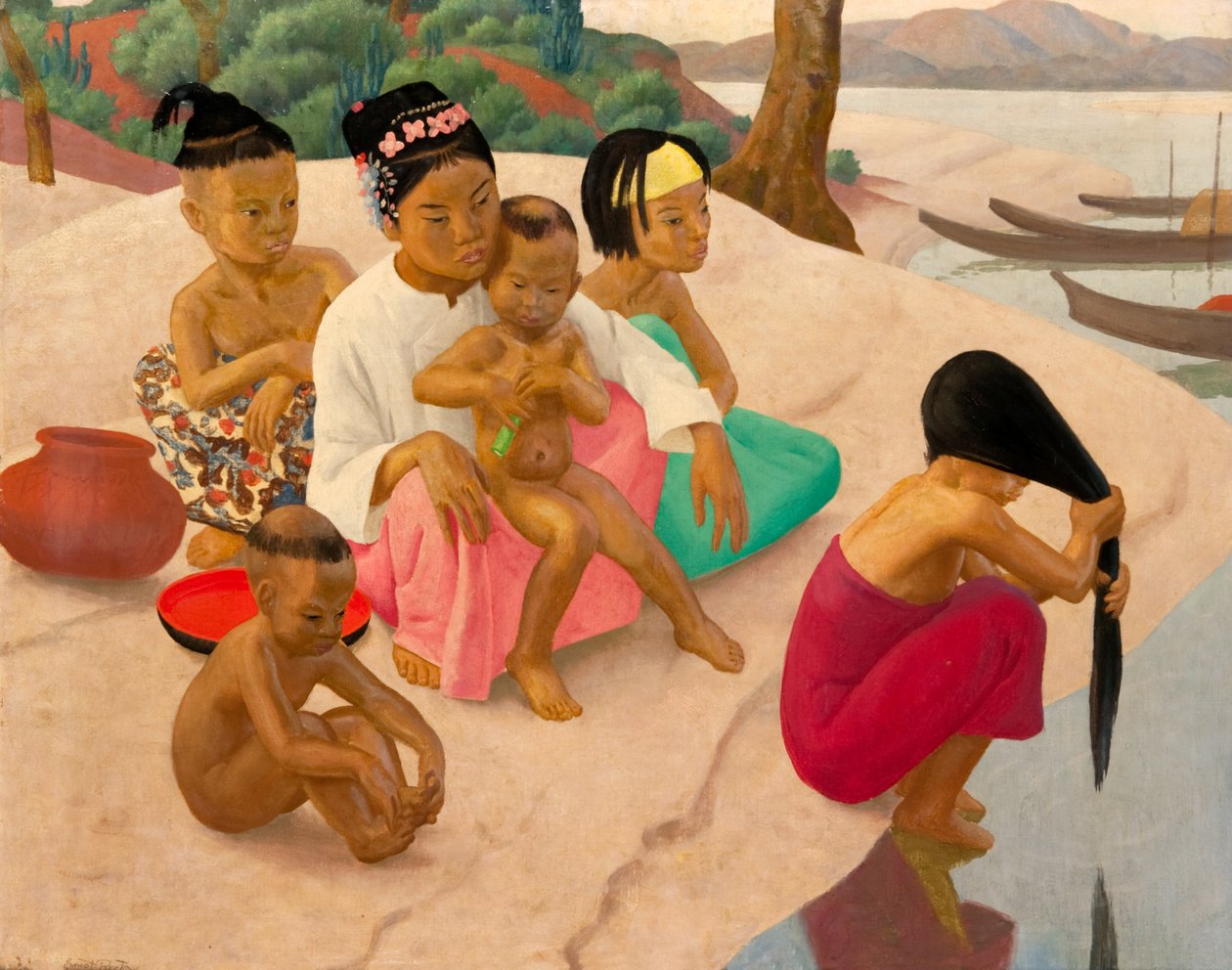På bredden af Irrawaddy af Ernest Procter