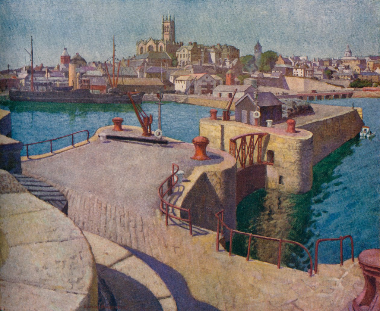 Penzance, c20. århundrede af Ernest Procter
