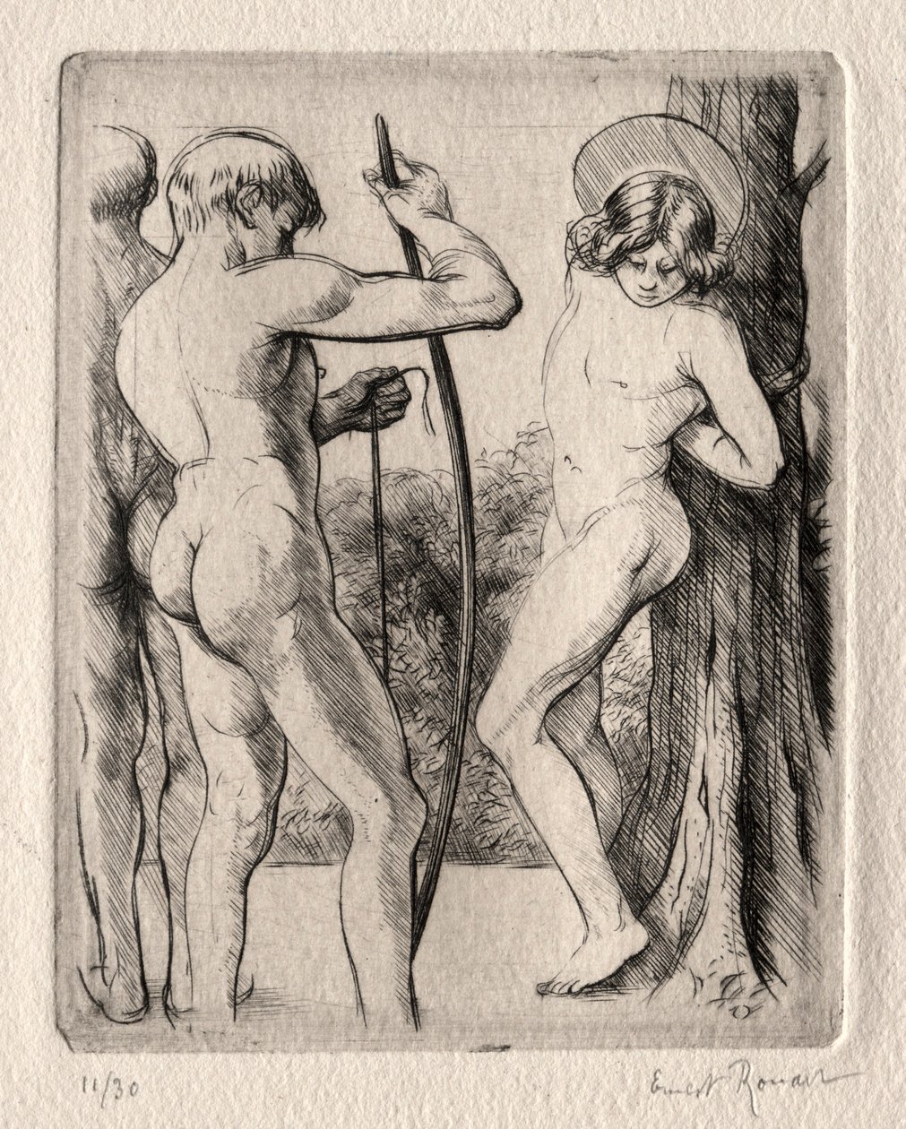 Sankt Sebastians martyrium af Ernest Rouart