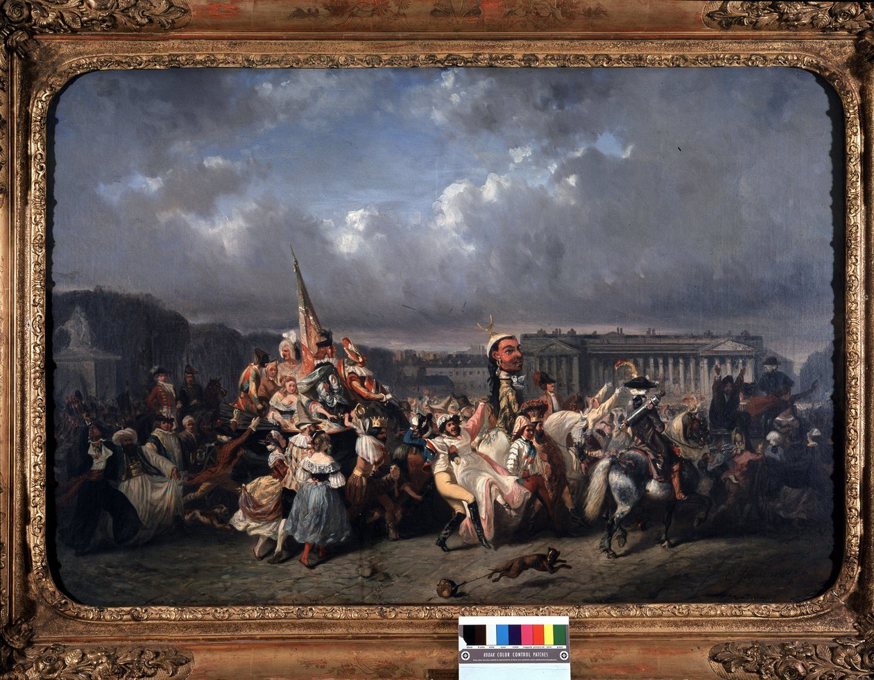 Karnevallet, Place de la Concorde - af Seigneurgens, Carnavalet Museum af Ernest Seigneurgens