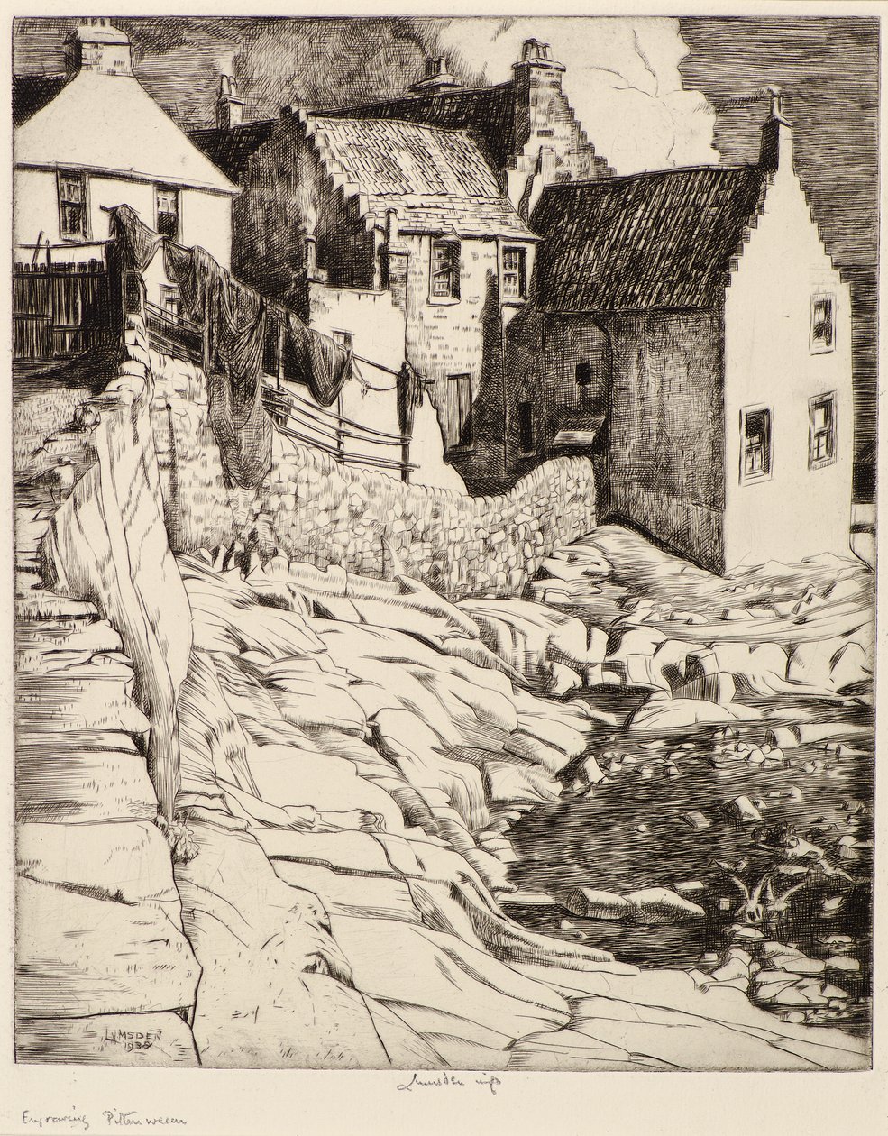 Pittenweem af Ernest Stephen Lumsden