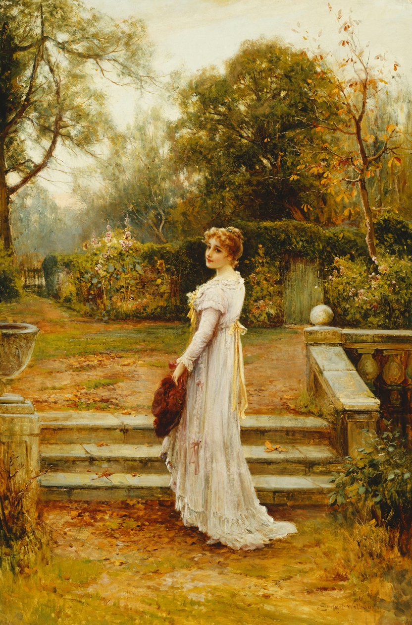 En tur i haven, af Ernest Walbourn