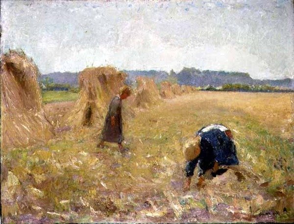 The Harvest, ca. 1929 (olie på lærred) af Ernest Welvaert