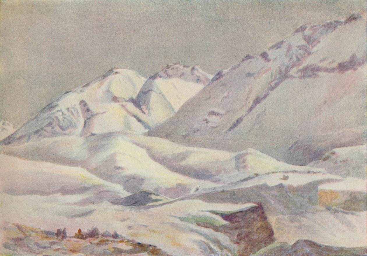 Andesbjergene, 1916 af Ernest William Christmas