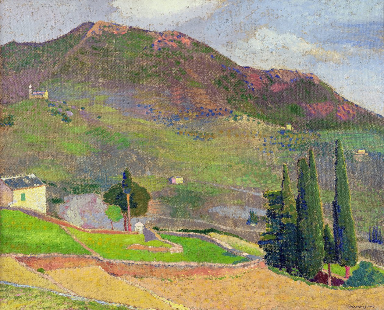 Mount Ste. Victory (olie på lærred) af Ernest Yarrow Jones