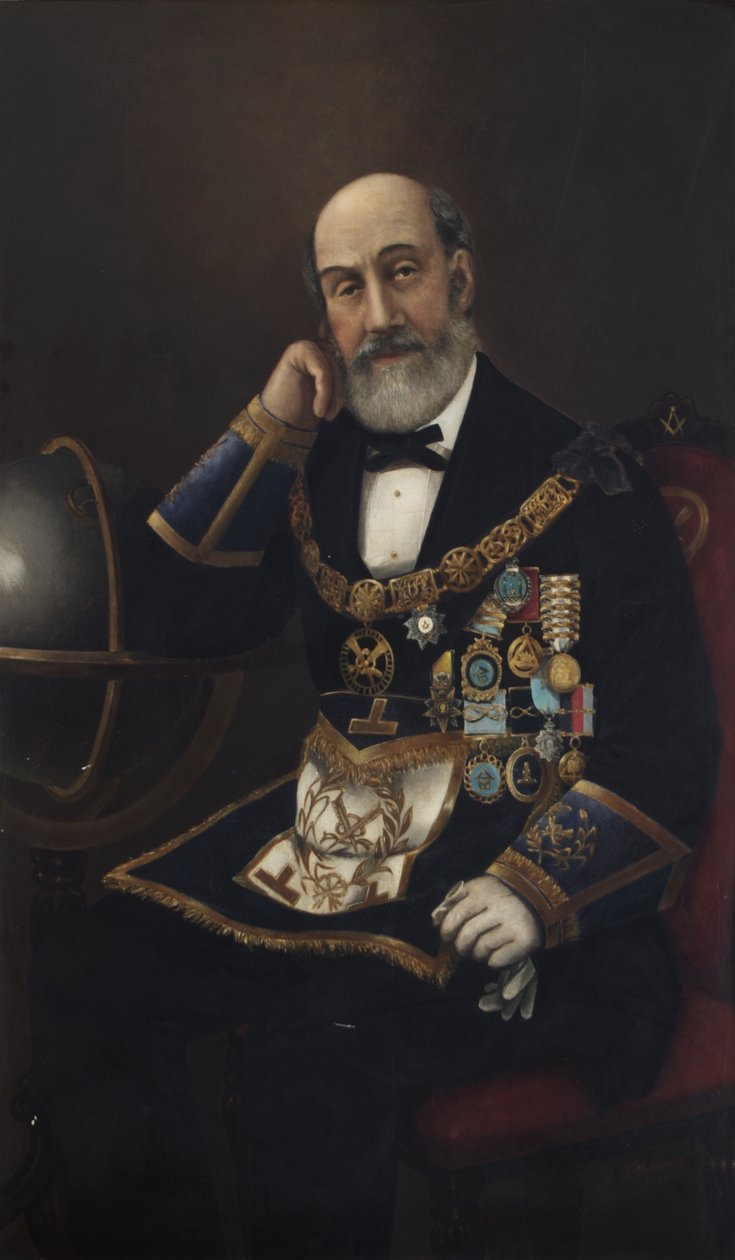 John Morant Hervey, storsekretær, 1875 af Ernest de Cleichen von Tettenborn