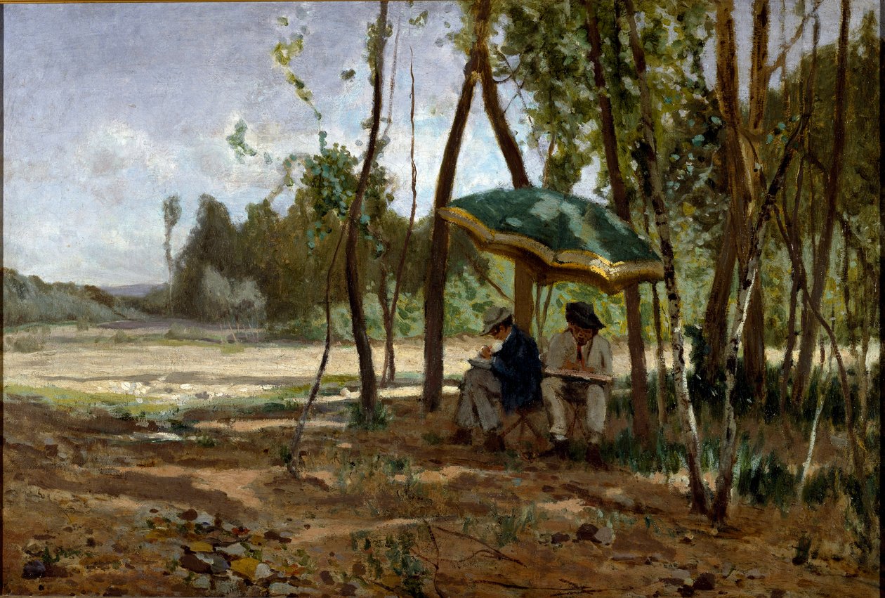 Malernes maleri af Ernesto Rayper (1840-1873) Genes Galleria d