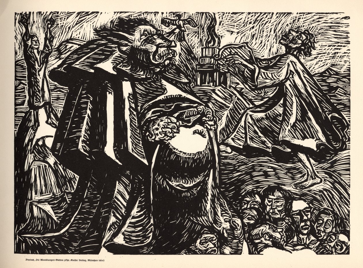 Guds forandringer - 5 - Guds mave af Ernst Barlach