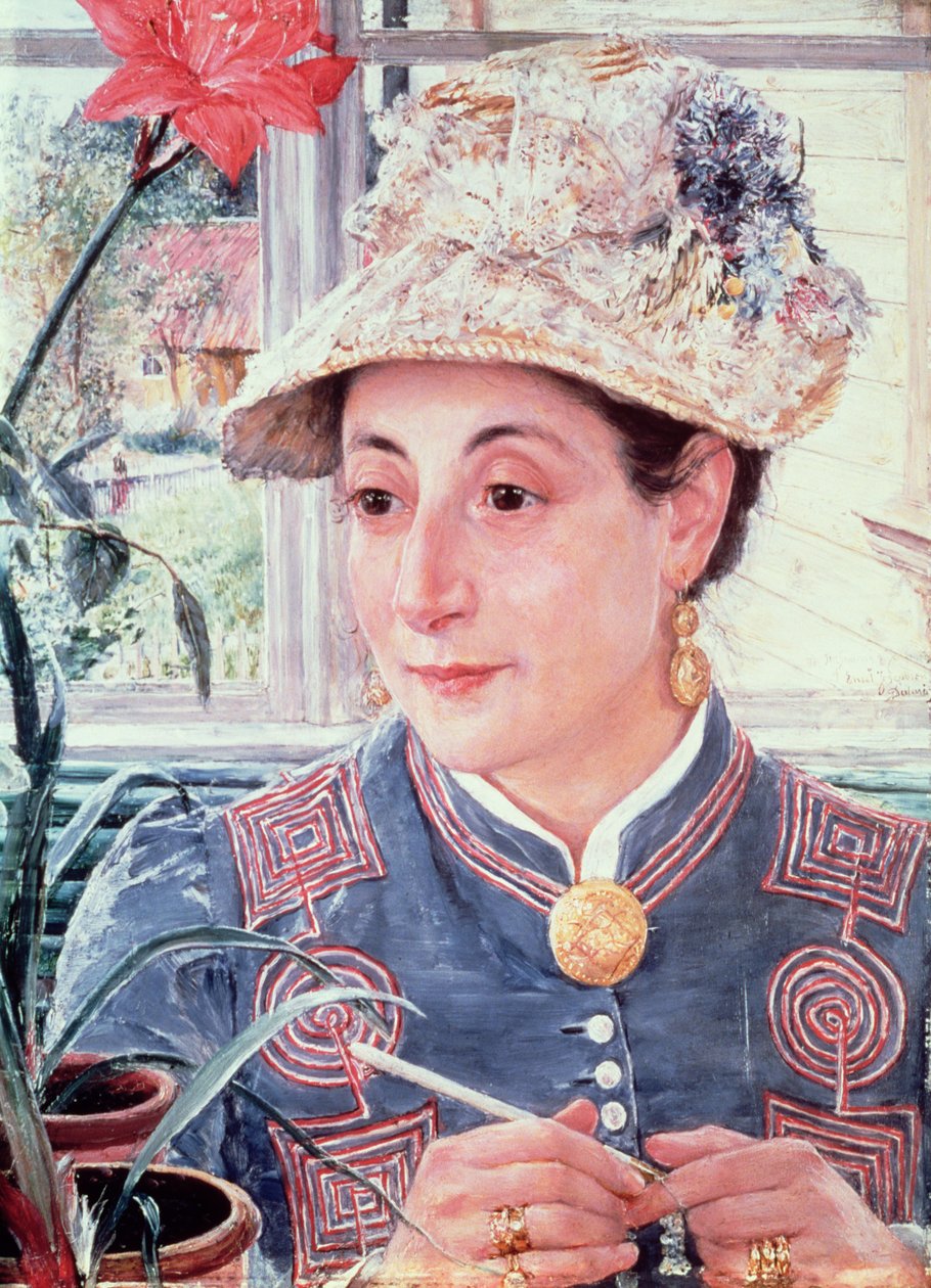 Jeanette Rubenson, 1883 af Ernst Josephson