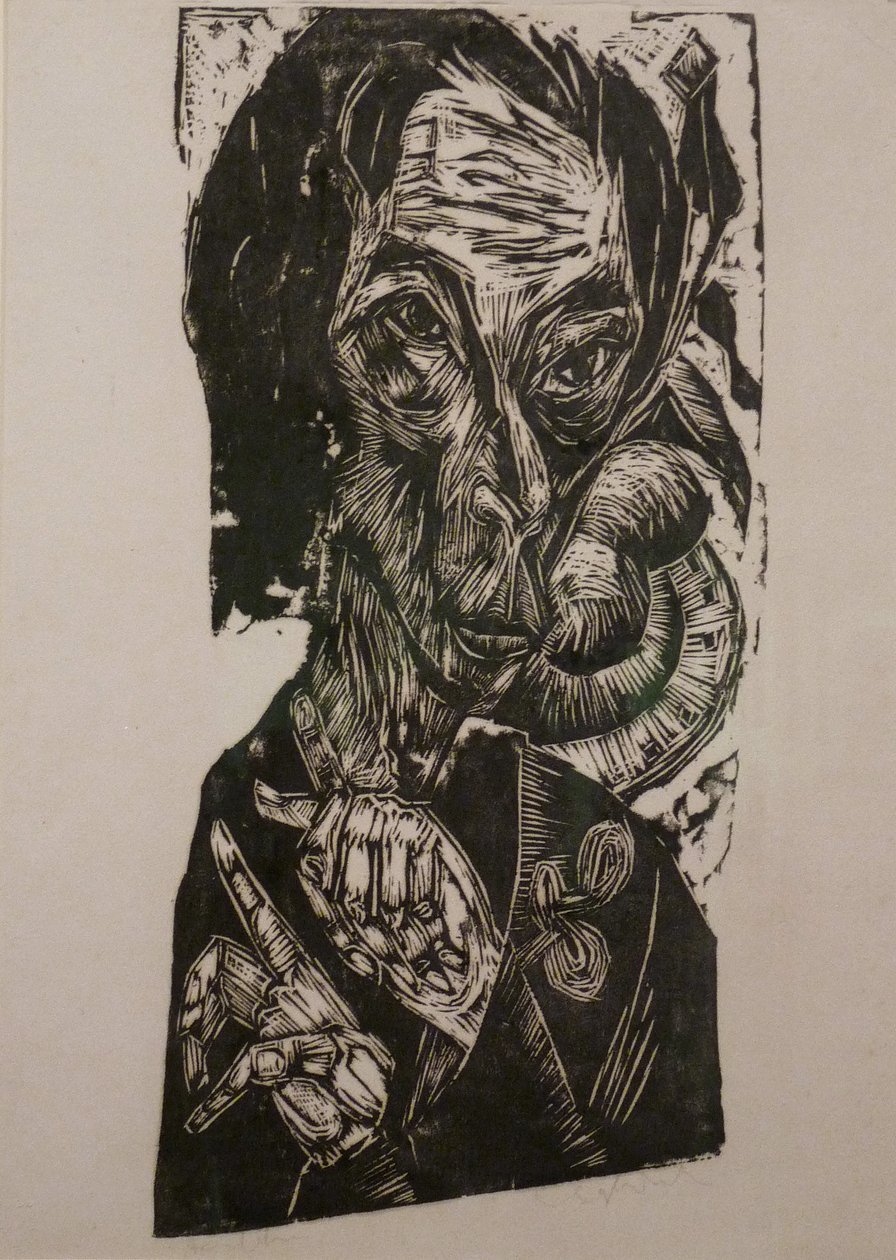 Sygehov af Ernst Ludwig Kirchner