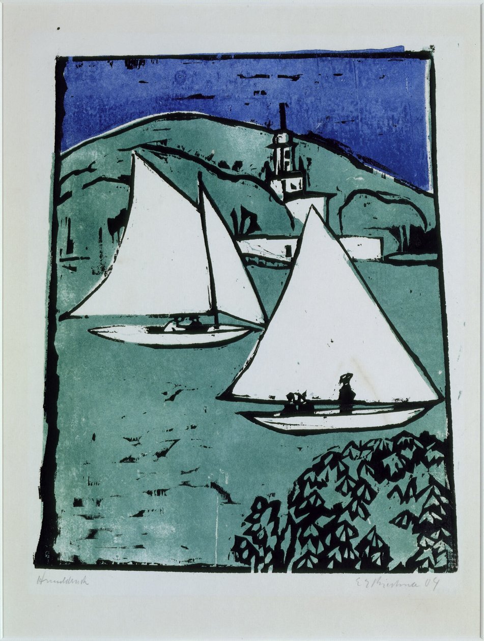 Mueggelsee af Ernst Ludwig Kirchner