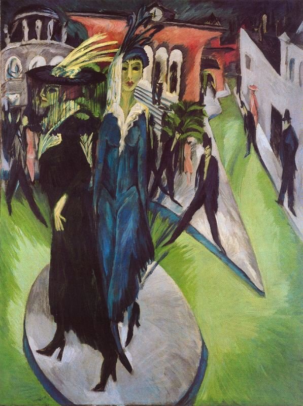 Potsdamer Platz af Ernst Ludwig Kirchner
