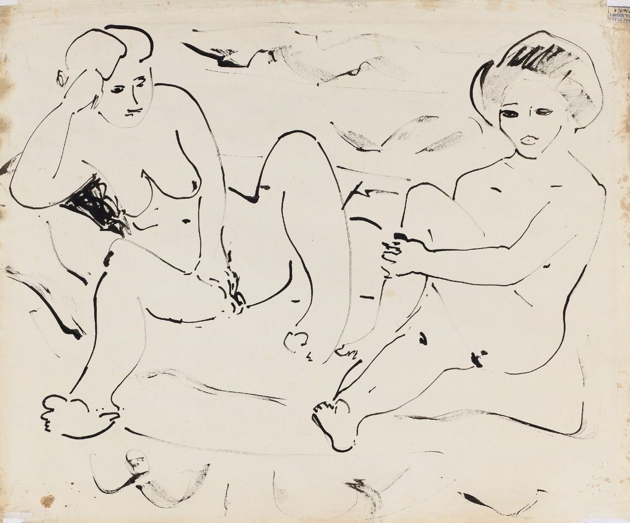 Akt (mod) af Ernst Ludwig Kirchner