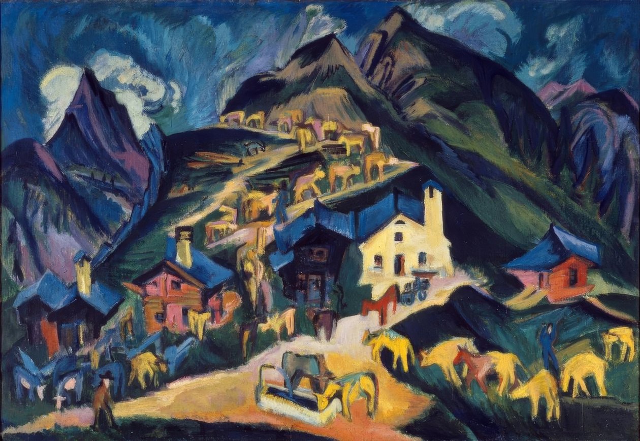 Alpint lift af Ernst Ludwig Kirchner