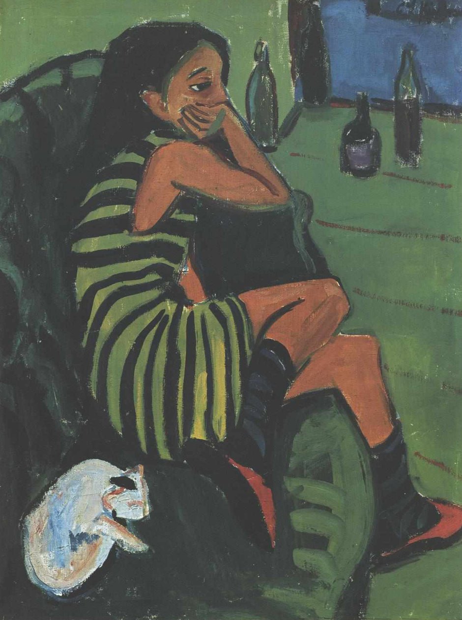 Artistin af Ernst Ludwig Kirchner