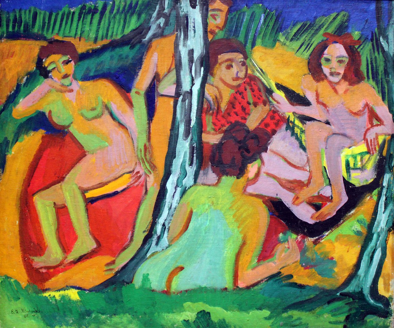 Badning af Ernst Ludwig Kirchner