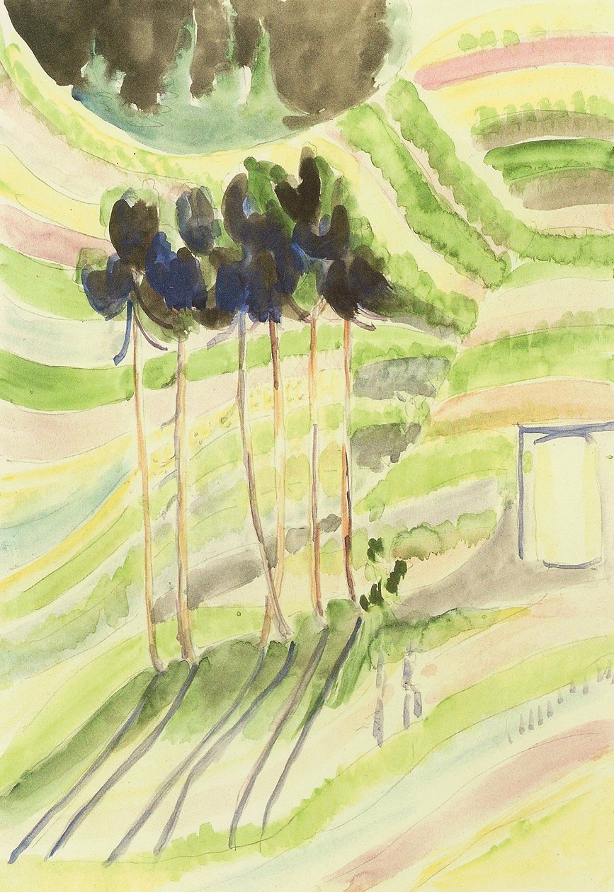 Trægruppe af Ernst Ludwig Kirchner