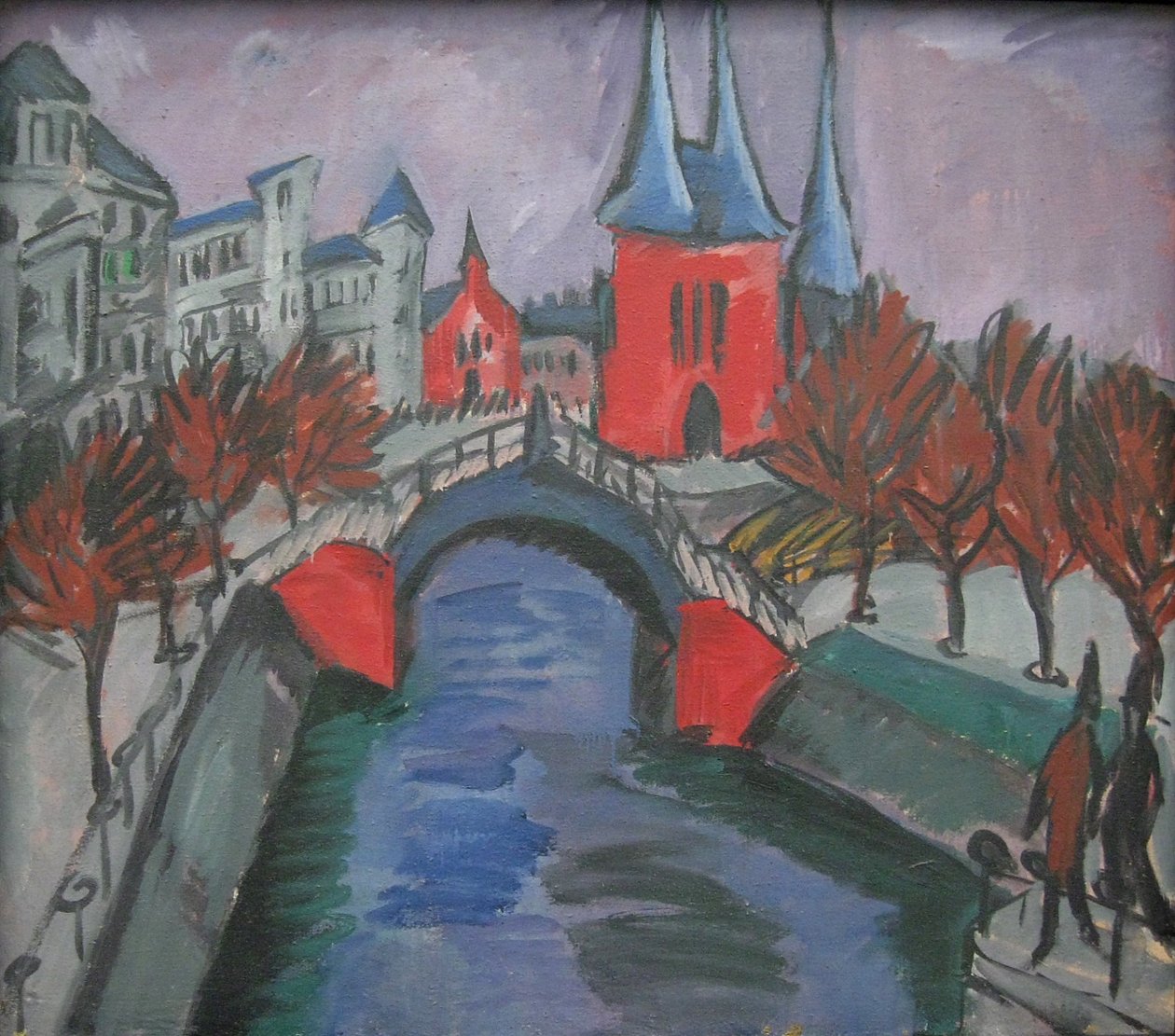 Elisabethufer af Ernst Ludwig Kirchner