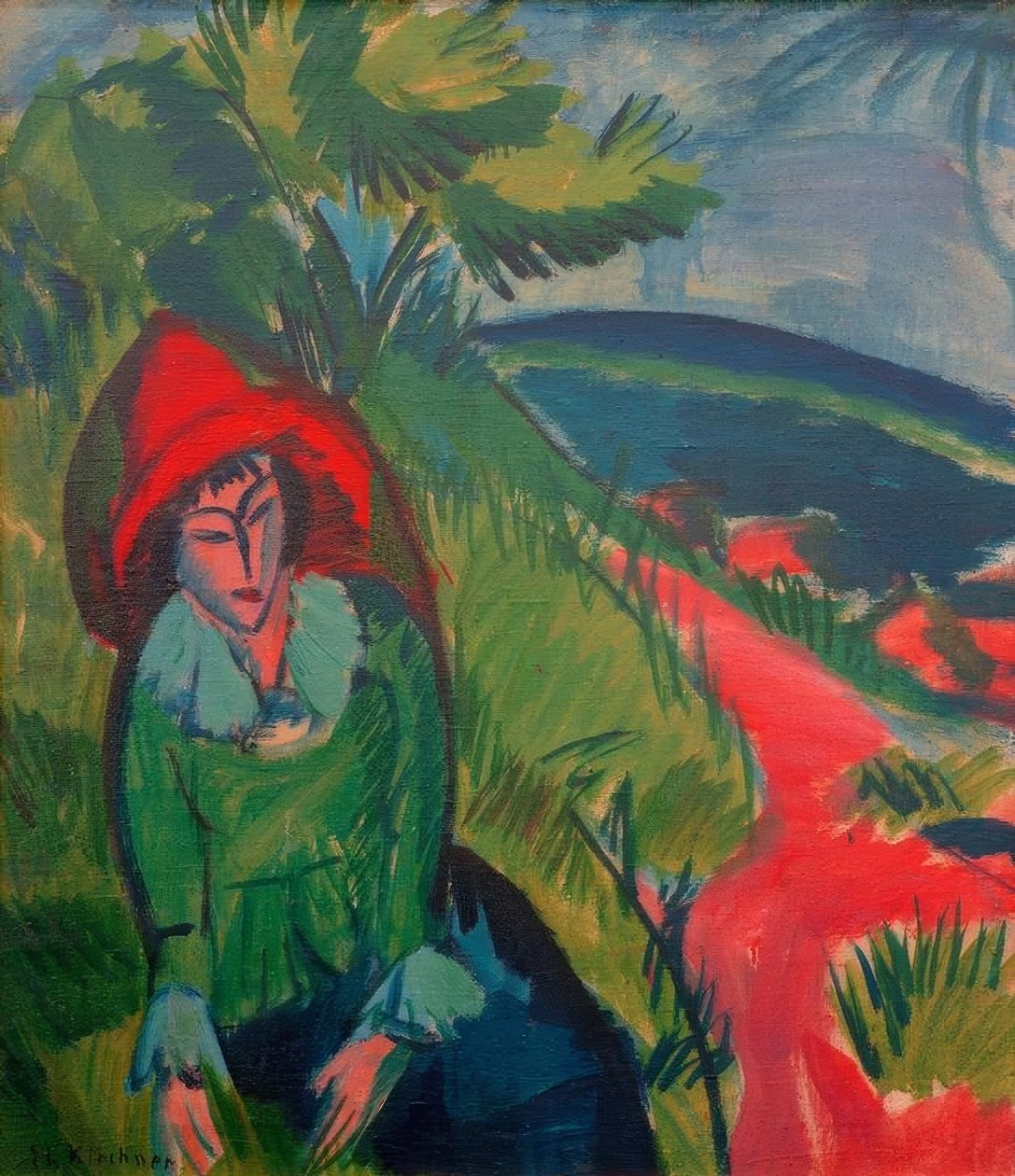 Erna på Femern af Ernst Ludwig Kirchner