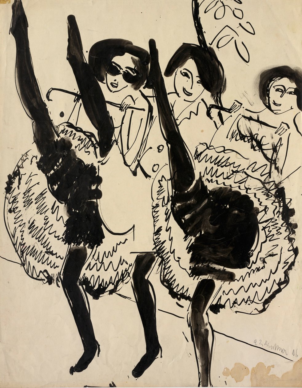 GUGG Dansere af Ernst Ludwig Kirchner