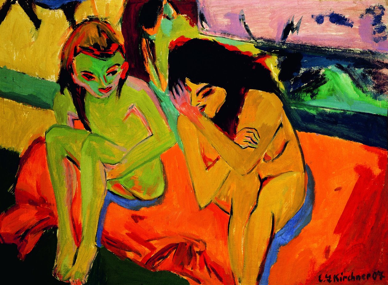 Nøgne piger taler af Ernst Ludwig Kirchner